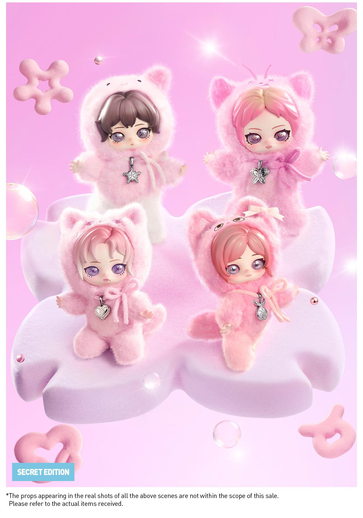 【NEW】POP MART aespa Fluffy Club Series Vinyl Plush Doll Pendant Blind Box
