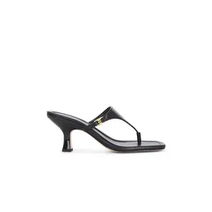 Coach Heritage Thong Sandal in Black