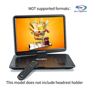 [MYDASH] 17.9" Portable DVD Player, 15.6" Large HD Swivel Screen, High Volume Stereo Speakers, Region Free, 6-Hour Big Capacity Battery, Remote Control, Support CD/USB/SD Card/Sync TV & Multiple Disc Formats, #Dealsforyoudays