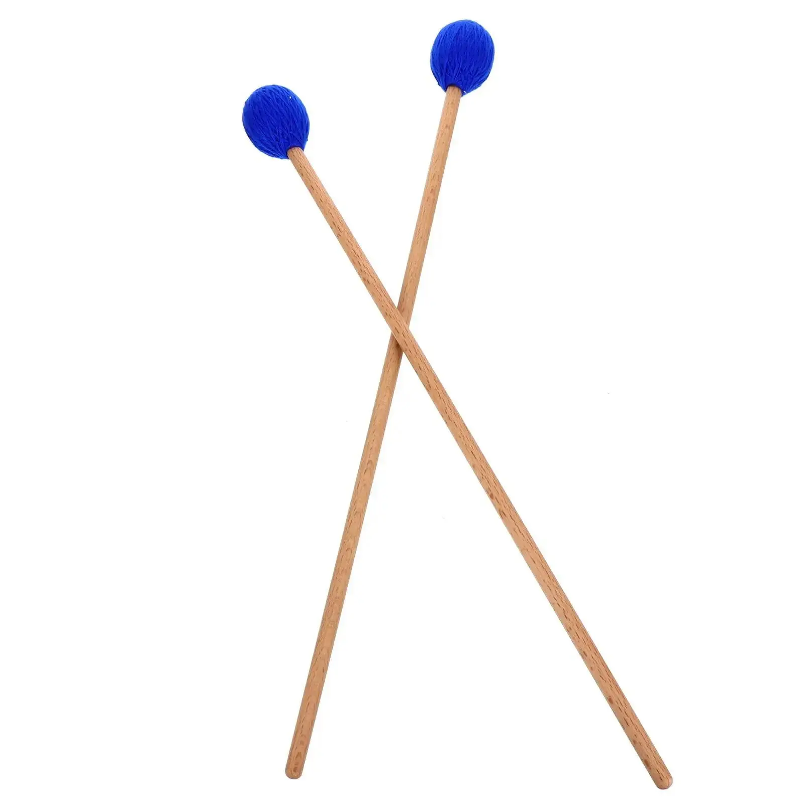 Marimba Mallet, Yarn Head Mallets, Acrylic Drumstick, Percussion Instrument Xylophone Mallets, High Quality Maple Handle Wool Mallets