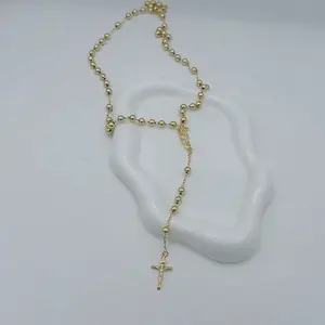 Rodriguezjewelry # 3703 Rosary (6mm) 17 inch