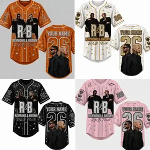 2026 Baseball Jersey, Personalized Concert Tour Shirt, Hip Hop R&B Fan Outfit, Music Merch Gift(not bling)
