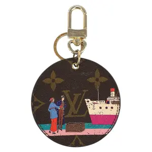 Pre-owned Louis Vuitton Canvas Small Leather Goods Monogram Key Holder