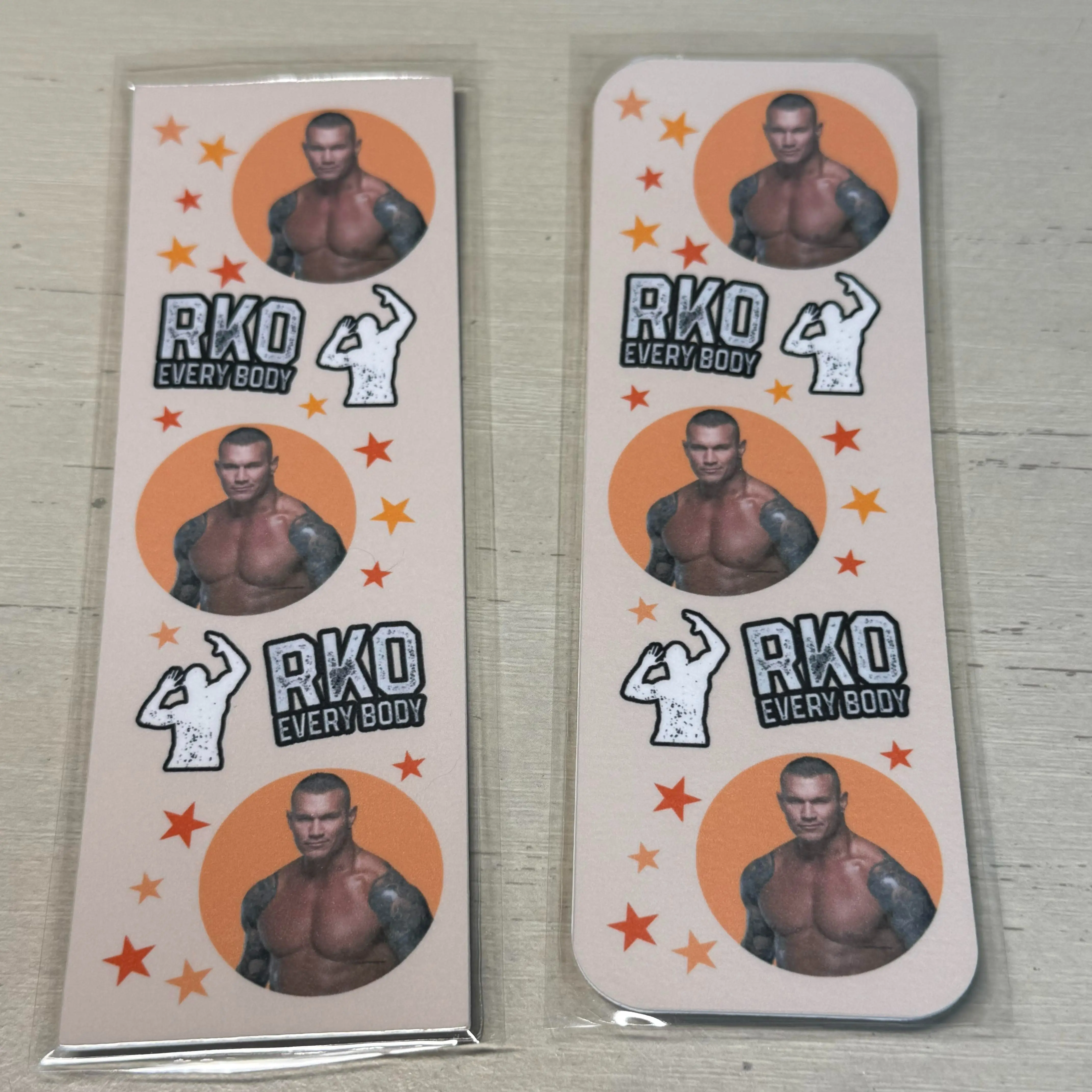Wrestling Randy Inspired Bookmark 