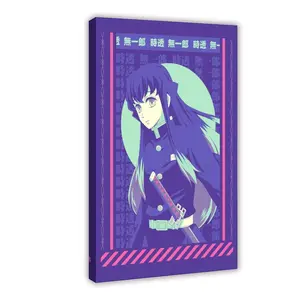 Anime Demon Slayer Muichiro Tokito I Canvas Poster Wall Art for Home Bedroom Office Dorm Room Decor