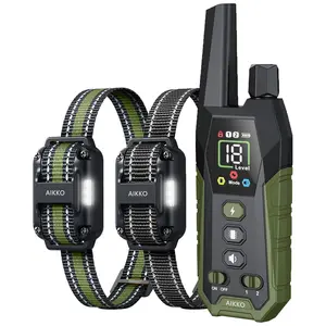 Dog Training Collar with Remote 800M Range, Beep Vibration Safe Shock Waterproof Rechargeable
