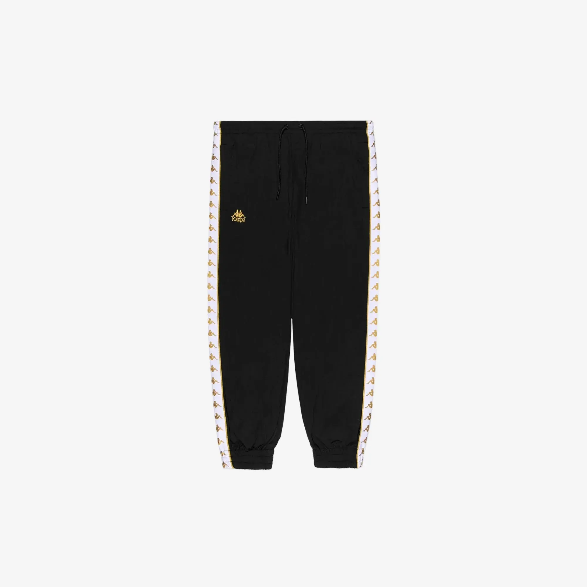 222 Banda Neldo Pants - Black Yellow Gold Rich White | Menswear Track Pants
