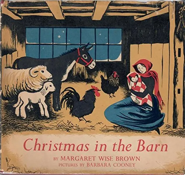 USED-Christmas in the Barn by Margaret Wise Brown (Hardcover)