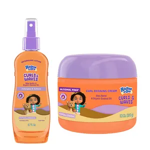 Ricitos de Oro Ultimate Curl Duo for Kids Detangle & Define with Shea Butter & Organic Coconut Oil Hypoallergenic Paraben Free Alcohol Free Tear Free