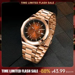 SAPPHERO WATCH Luxury Men's Chronograph Multifunction Watch Simple, Fashion Trend, Casual, Business Style Quartz Watch IndependenceDayEssentials