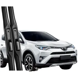 Toyota RAV4 2013-2019 Old Model RV4 Boneless Front Wiper Blades 2616 U Quiet Durable Rubber Strips