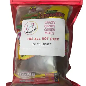 Crazy Candy Queen All Hot Pack - 10 Pieces of Snack & Candy Sweet Delights for Parties or Casual Snacking Versatile and Fun Collection