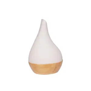 EcoGecko  Aromatherapy Bamboo Base with Glass Top Essential Oil Diffuser