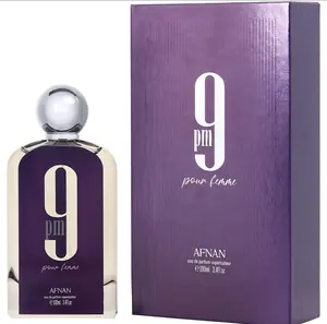 AFNAN Perfumes | 9 PM Pour Femme - Womens Eau de Parfum - 3.4 OZ Floral Fragrance