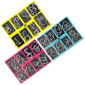 Metal Puzzle for Kids & Adults Educational, Intellectual, IQ Test,Brain Teaser, Game Toys,Puzzle,challenge