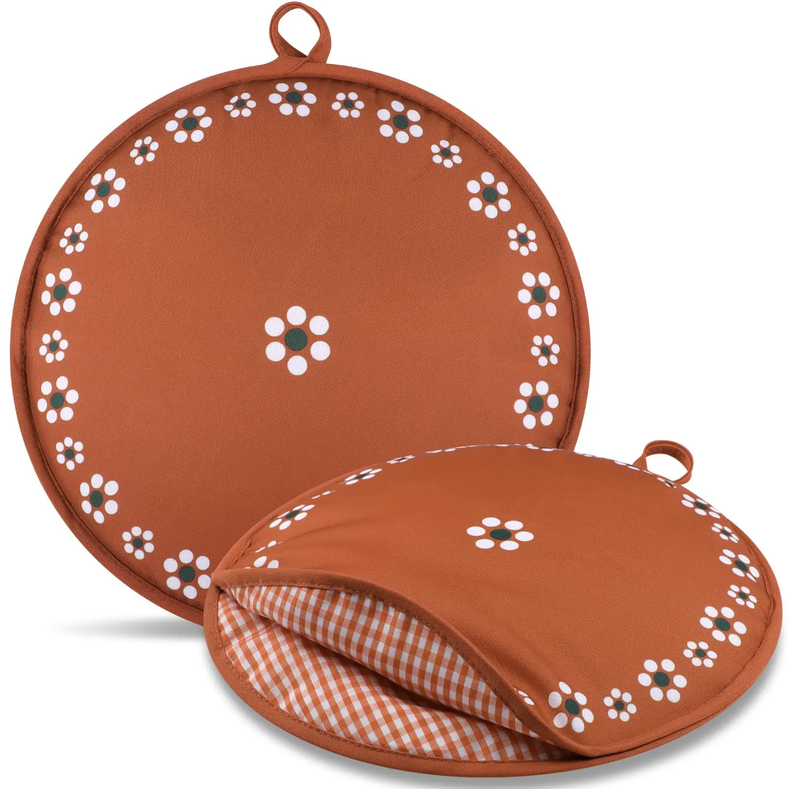 2 Pcs Tortilla Warmer Pouch for Family Meals Microwavable Insulated Cloth with Mexican Pattern Keeps Tortillas Tacos Warm for Taco Night Daily Home Cooking