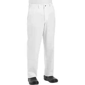 Men's Cook Pant - Elastic Waist Chef Pants for Professional Kitchens, Wrinkle Resistant, Front & Hip PocketsGift