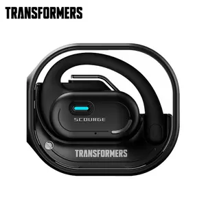 Transformers TF-T15 Wireless Bluetooth 5.4 Headsets High-resolution Surround Sound Earbuds, Invisible & Comfortable Open Ear Headset with Earhooks