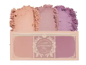 I'm Meme Palette - Afternoon Tea Blusher | Fruit Flavor for Cheek, Soft Pink, Peach, Lavender, 3 Shades Palette, Matte Powder Blush for Face & Cheeks, For All Skin Tones, 0.4oz