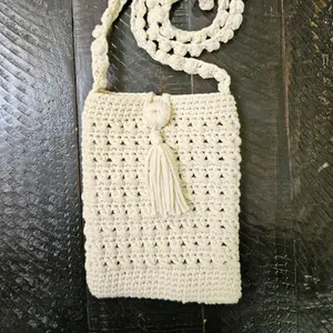Chenda Cross-Body Bag Hand Stitched Cellphone Purse