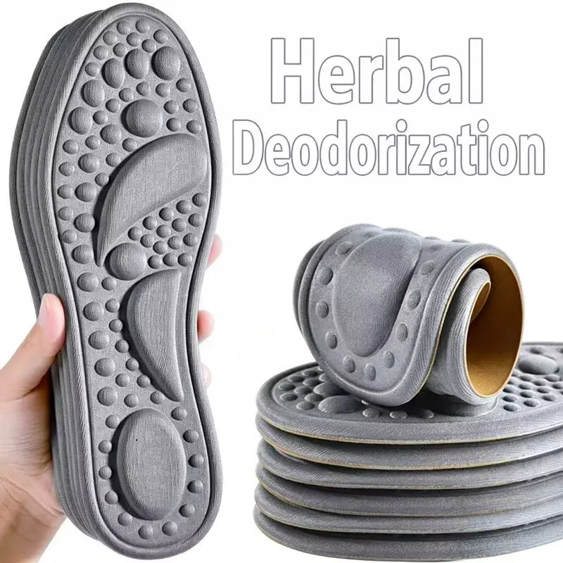 Memory Foam Insoles for Men & Women - Sweat-Absorbing, Deodorizing, Odor-Proof, Breathable, Soft Cushion Massage Pads for Dress Shoes & Sneakers, All Seasons Shoe Accessory