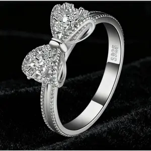 Jewelry Palace White Yellow Gold Plated Silver Rings Cubic Zirconia Promise Rings Gift Fit Girl Couple Fit Daily Wear sydney ring star oval engagement