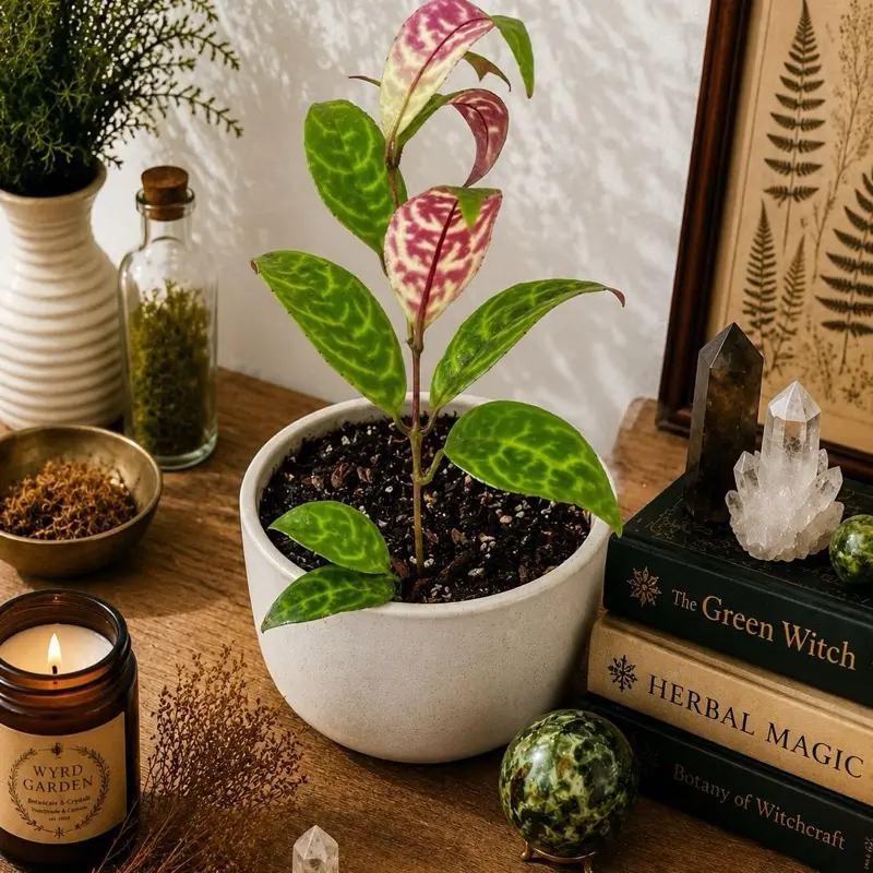 Black Pagoda Lipstick Plant | Established Starter Plant | 4” Nursery Pot