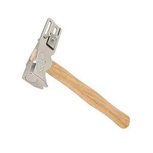 hardware-Magnetic Roofing Hammer, Multi-Functional Roofing Tool with Sliding Gauge, Bu...