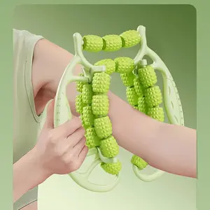 A 23-roller weight-loss massager, Body care, a 360-degree massage roller, a lymphatic detoxification massager, a portable hand-held balancing tool, suitable for waist/hip/neck and leg muscles-full-body design