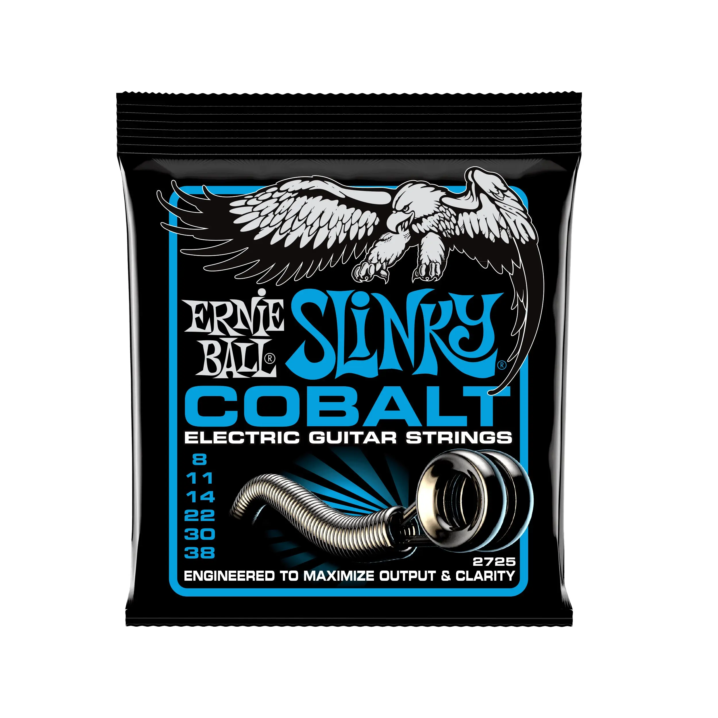 Ernie Ball Extra Slinky Cobalt Electric Guitar Strings - 8-38 Gauge