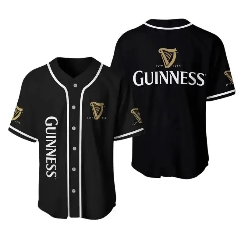 Guinness Baseball Jersey, Guinness Beer Baseball Jersey, Guinness Beer Baseball, Unisex Sports Outfit