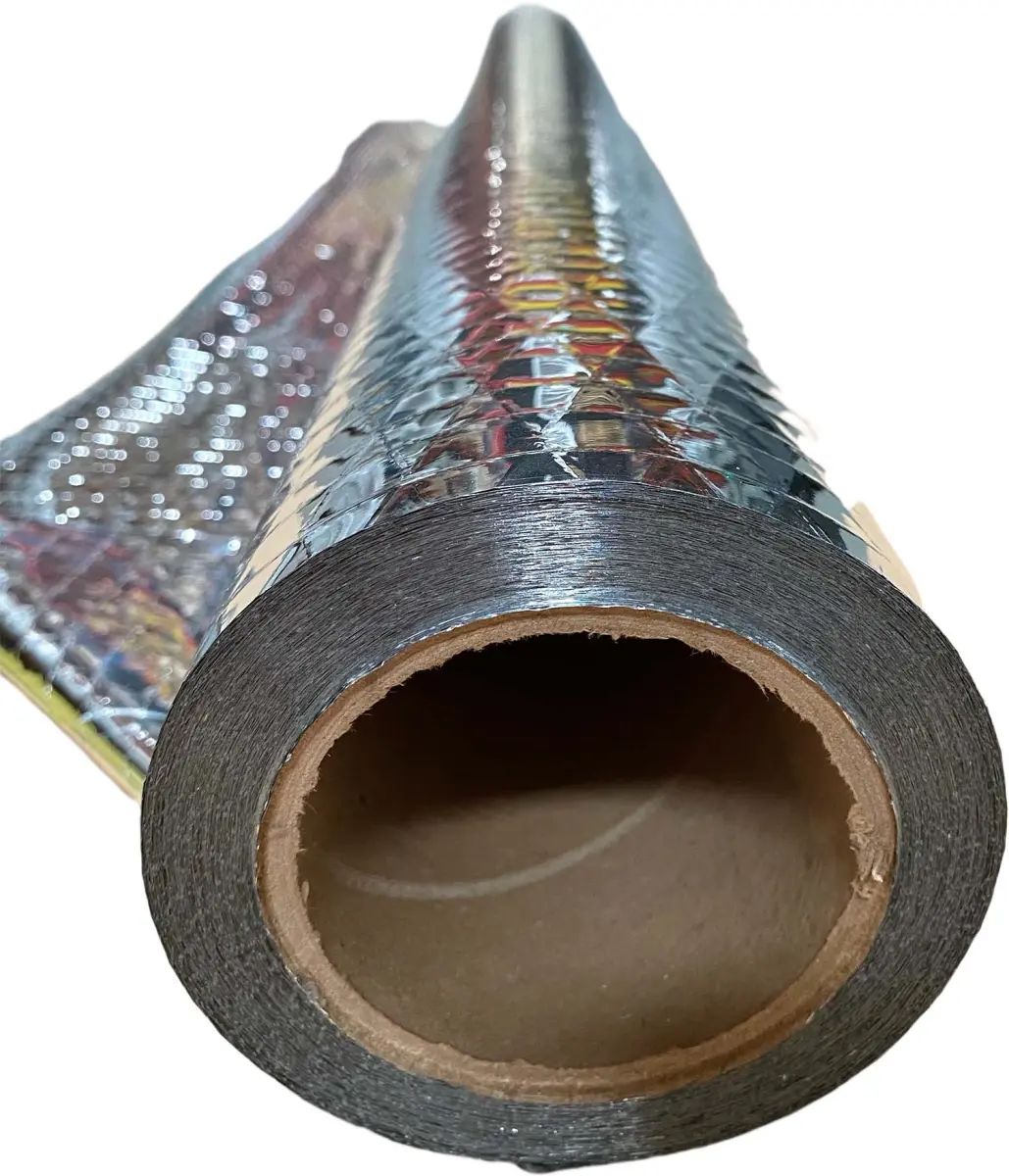 Radiant Barrier Insulation, Perforated Foil Diamond-Patterned Low-Cost DIY Projects Material - 1000 Sq.ft., Lightweight, Clean, E2599-Performance, Laid on Attic Floor, Meets All Residential Fire And Building Codes, Moisture Trapping Free
