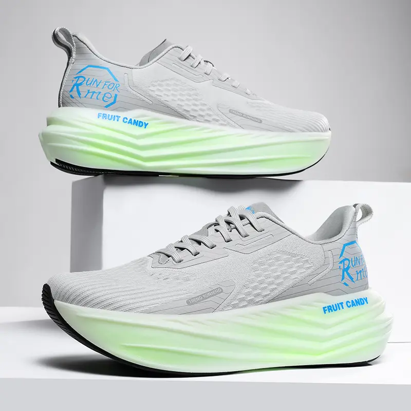 Summer running shoes men's thick-soled soft-soled non-slip, wear-resistant, cushioning, breathable and lightweight casual sports shoes