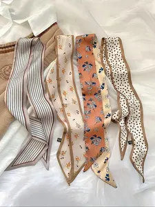 Women's Elegant Ditsy Floral & Heart & Striped Pattern Hair Band, Casual Versatile Hair Accessories for Daily Wear, Minimalist Headwear Suitable for Thick Hair, Floral Hairbands