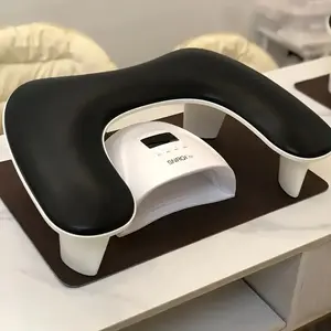 Nail Tech U-Shaped Armrest, Comfortable Manicure Pillow Pad, Quick Installation Acrylic Nail Art Technician Arm Support Bracket, Nail Supplies Equipment