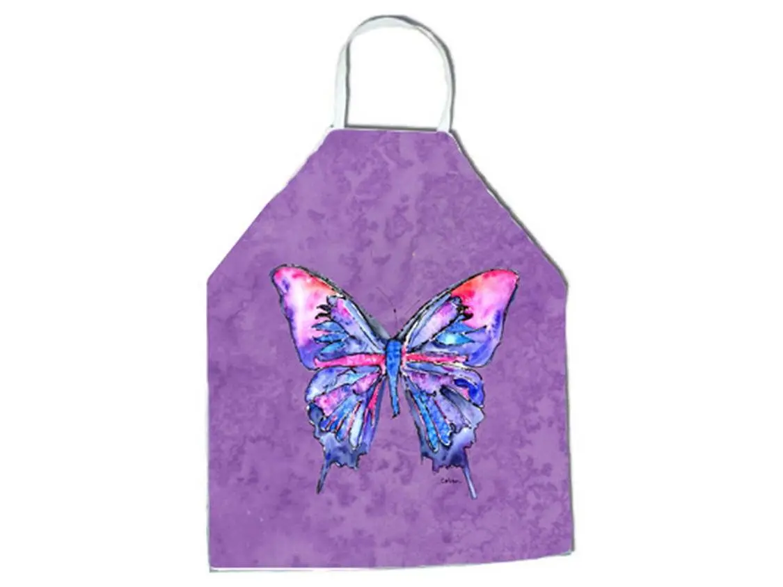 27 H x 31 W in. Butterfly on Purple Apron