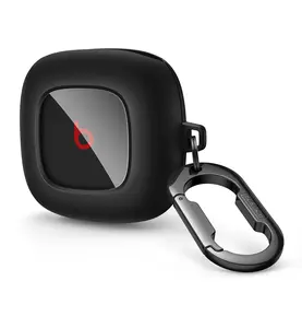 SURITCH Case Compatible with Beats Fit Pro Earbuds[ONLY CASE, Buds NOT Included], Shock-Absorbing Protective TPU Shell for Beats Fit Pro Charging Case 2021 Earbuds Secure Locking System with Anti-Lost Keychain