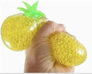 Pineapple Orbeez Squishy | Water Bead Sensory Fidget Toy | Stress Relief Squeeze Toy