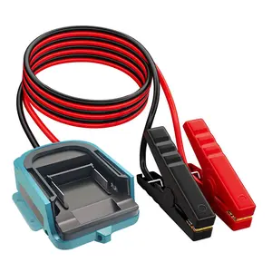 Portable Car Power Starter Jumper Cables for Ma.kita 18V Battery Starters - 1, 59 Gal Gas & 1, 32 Gal Diesel Engines, One-Touch Start, Durable Copper Construction, Compatible with Sedans & SUVs, No Battery Needed, Without Battery