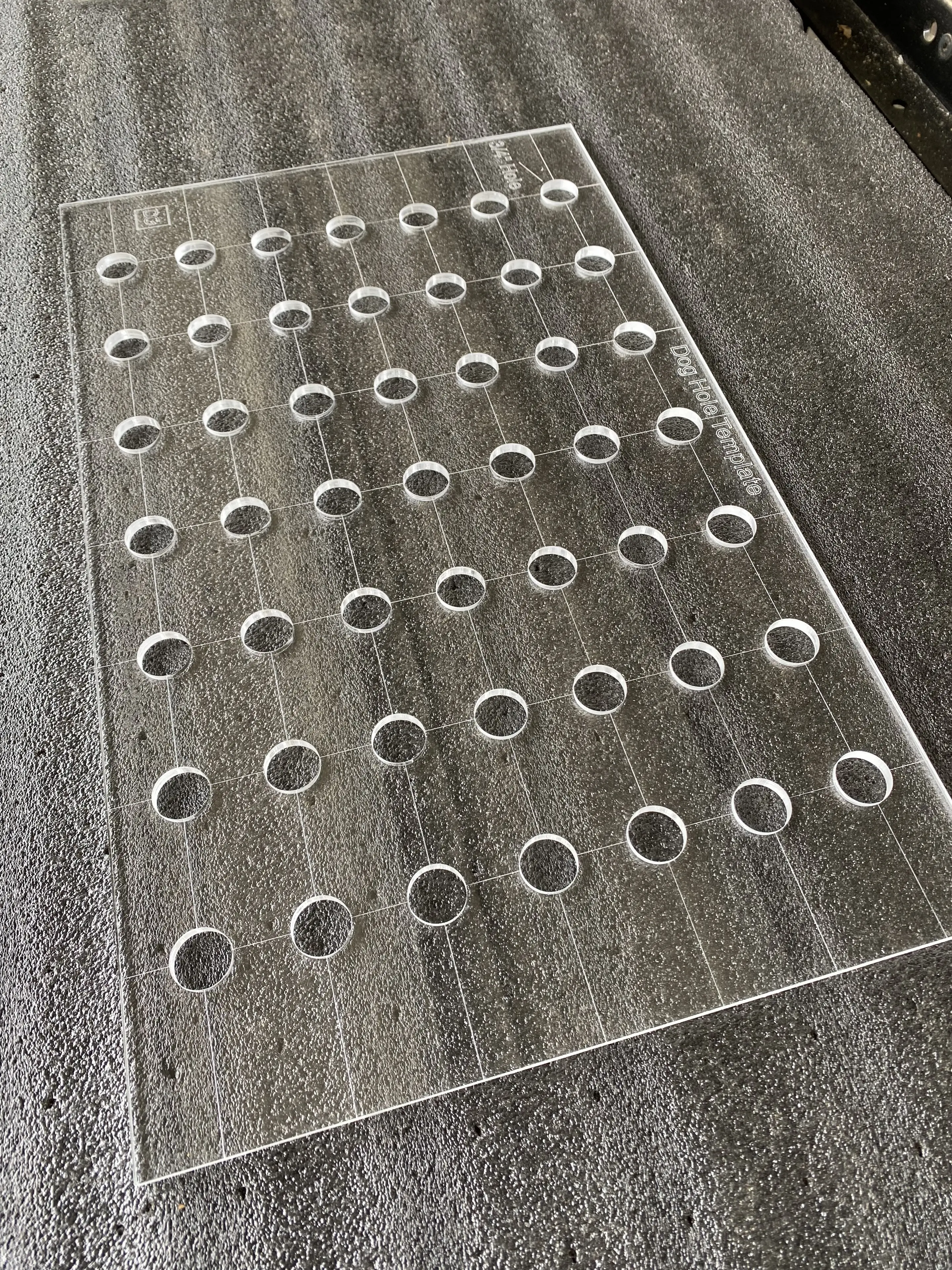 Dog Hole TOOL - TEMPLATE