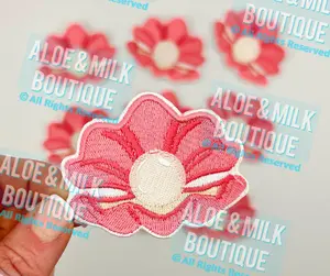 Shell Pearl Patch, shell patch, pearls, ocean patches, beach patches, summer patches, beach patch, shell patches, beach hats