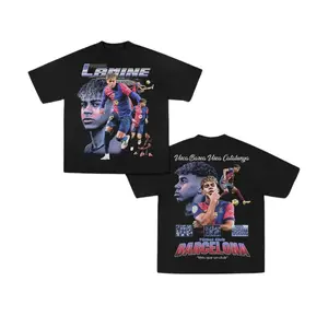 Lamine Yamal Graphic Tee, Double Sided Shirt, Using 100% Cotton, Gift For Fans