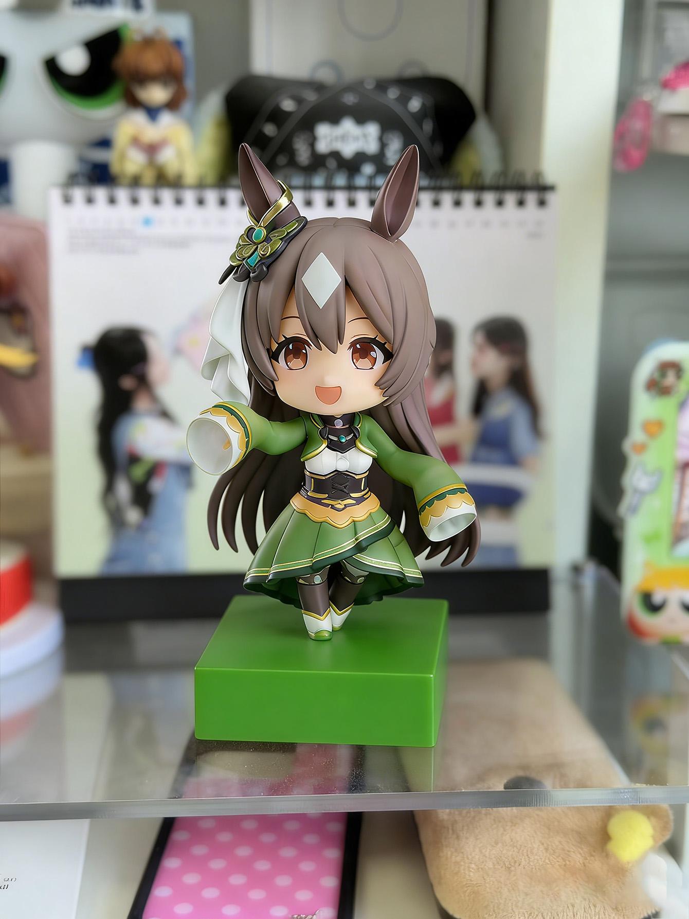 10cm Umamusume Mini Figure Set Cute Anime Girl Statues with Base Chibi Q Version PVC Action Figure Desktop Collectible Toy TikTok Trending Anime Figure Kawaii Model Gift for Fans Collectors Desk Decor