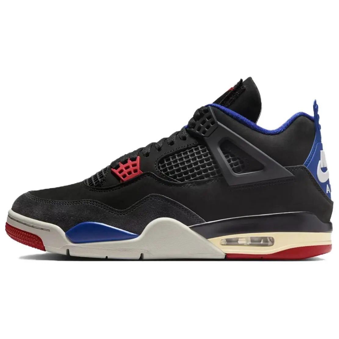 Air Jordan 4 Retro 'Rare Air - White Lettering' Retro Sneaker, Leather Sports Shoes for Street Wear