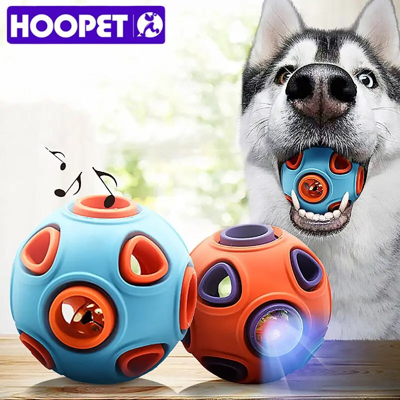 HOOPET Interactive Rubber Dog Chew Toy - Treat Dispenser for Small/Large Dogs, Pet Entertainment Accessory
