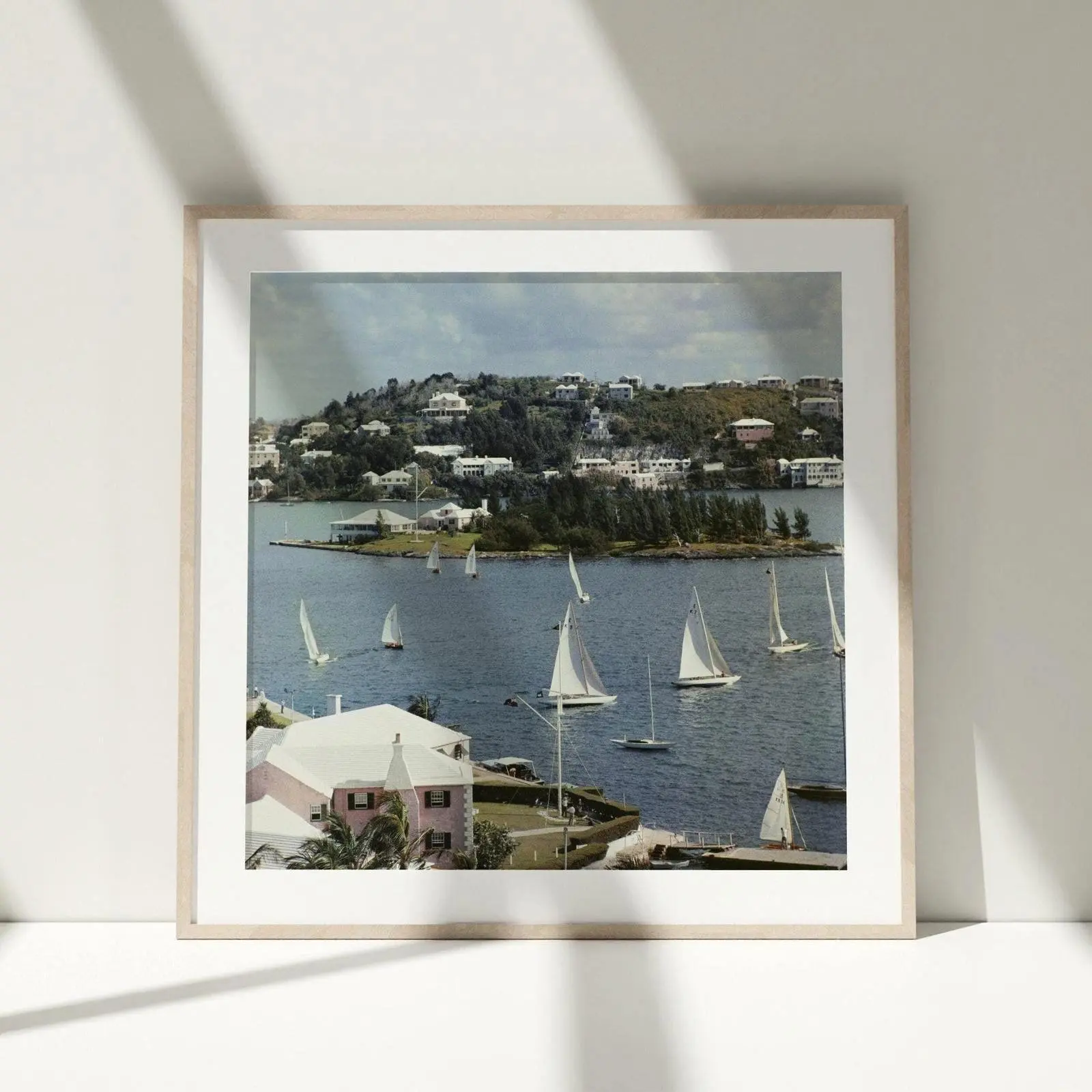 Chic Slim Aarons Wall Art - Bermuda High Society Photo Poster, Museum Quality Vintage Decor