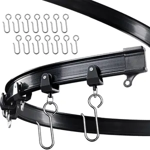 1pc Flexible Bendable Ceiling Curtain Track, Ceiling Mount for Curtain Rail with Track Curtain System, Room Divider, Ceiling Curtain Rod, RV Ceiling Track for Curtains