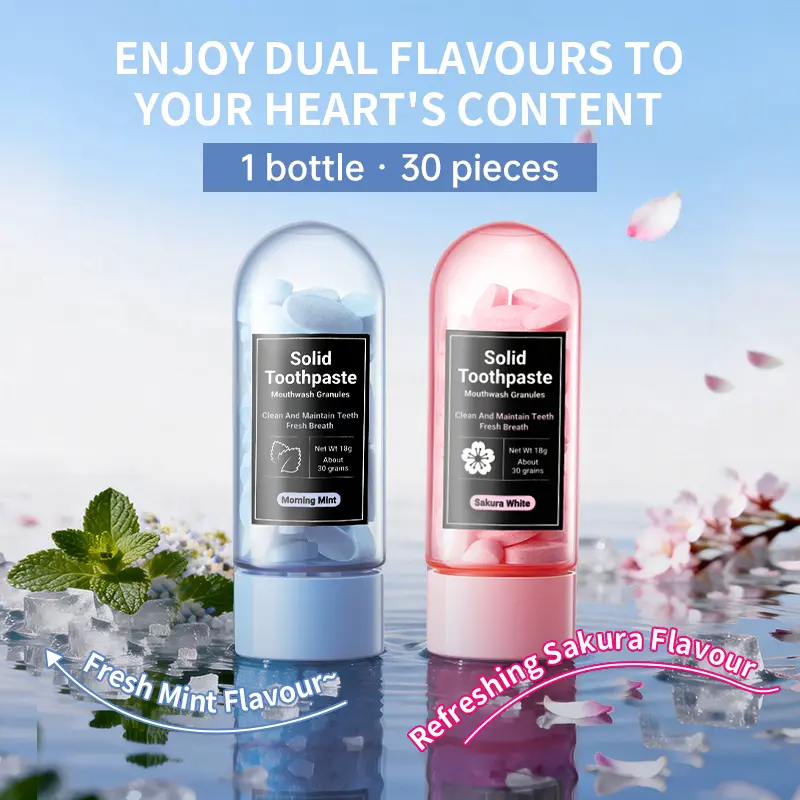 Solid Toothpaste– Eco-Friendly, Easy to Carry,Fluoride-Free, Natural Oral Care，and ong-Lasting Fresh Breath  | The Ultimate Gift Idea#dealsforyoudays