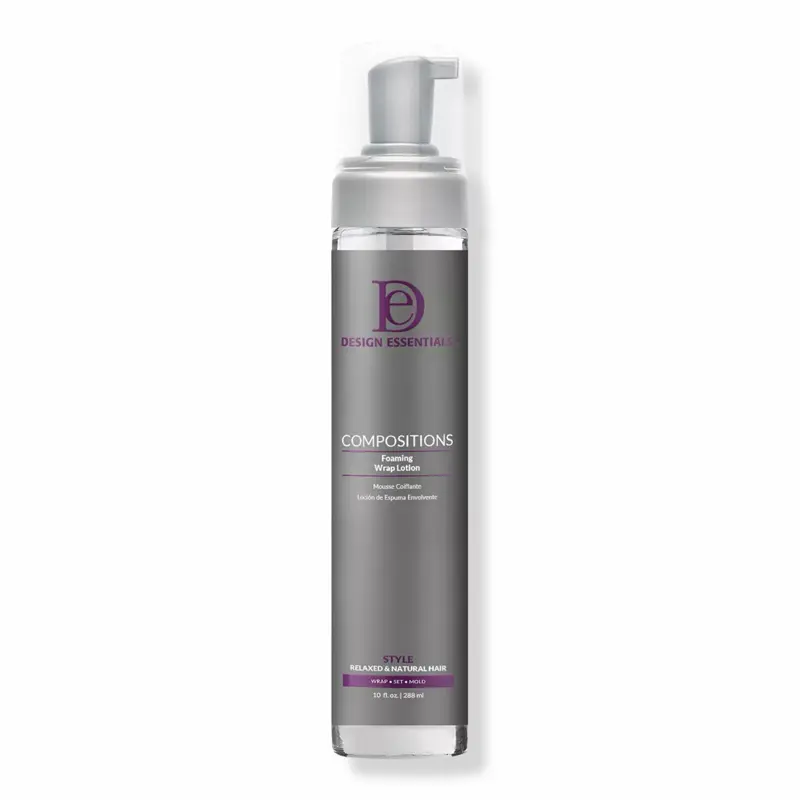Design Essentials Compositions Foaming Wrap Lotion for Relaxed & Natural Hair, 10 Ounce