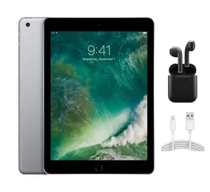 Refurbished Apple iPad 2017 (5th Gen) WiFi Only A1822 - Good Condition with Wireless Earbuds & 1 Year Warranty